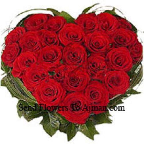 40 Red Roses Basket