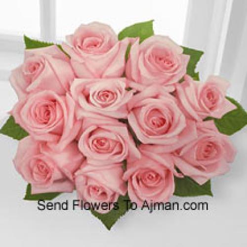 12 Beautiful Pink Roses