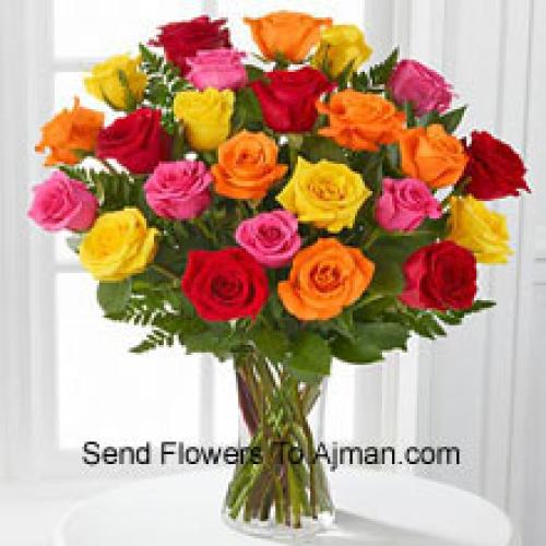 24 Assorted Roses