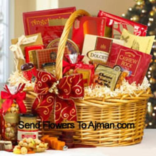 Gift Basket Contaning Snacks