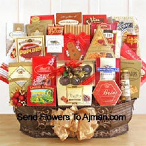 Delicious Basket Contaning Snacks