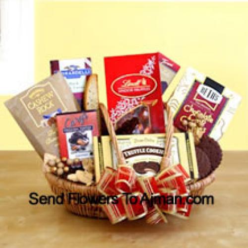 Gorgeous Basket Contaning Goodies